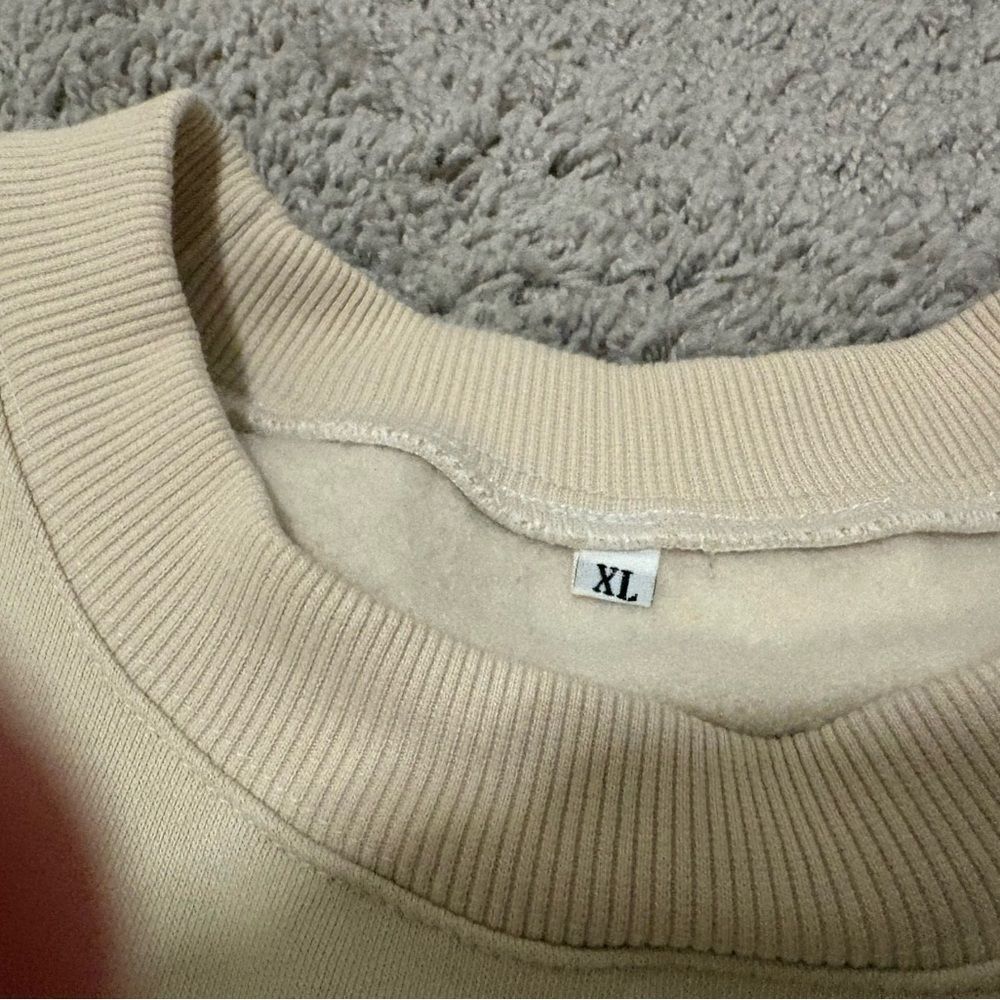 “I need a Diet Coke” Embroidered Cream Sweatshirt - Picture 4 of 6